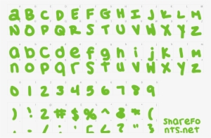 Font Simmone's Handwriting - Circle #927446