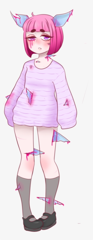 Laci Original Character Oc Glass Shards Eye Trauma - Cartoon #927929