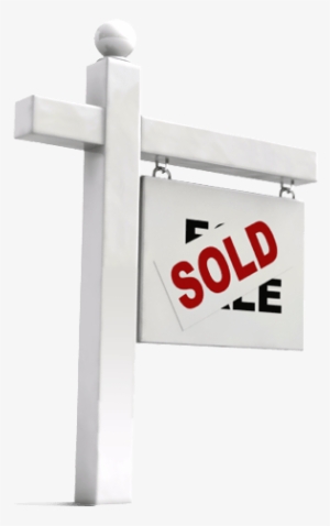 Real Estate Sign Space - Sold Sign Transparent Background #928142