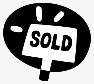 Vector Illustration Of Residential Real Estate Sold - Sign #928282