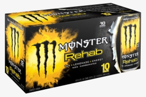 Monster Rehab Energy Drink, Tea Lemonade, - Monster Energy #929812