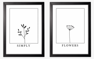 Flotwo Set De Dos Cuadros De Marco De Poliestireno - Painting #9200851
