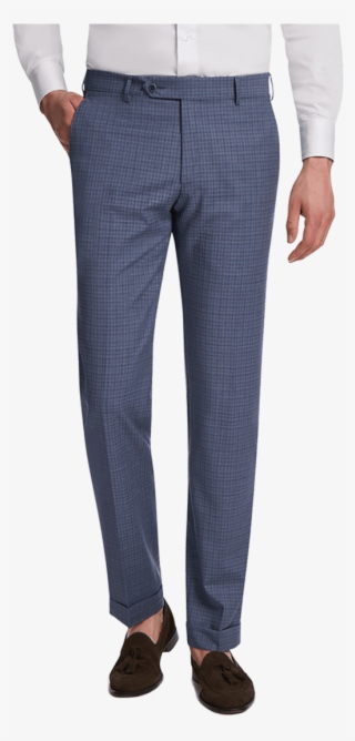 Flat Image Of The Parker Shadow Check Trouser - Trousers #9201311