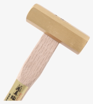 Brass 8-kaku Hammer 300g By Susa With White Oak Handle - Japanese Brass Hammer #9201392