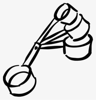 Vector Illustration Of Kitchen Utensil Measuring Cup - Measuring Cups #9202362