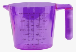 Purple New 1litre Measuring Jug In High Quality Plastic - Measuring Cup #9202415