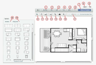 Log Cabin Kit Design - Cabin Floor Plan Symbols #9202818