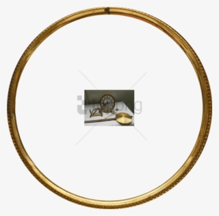 Free Png Gold Circle Frame Png Png Image With Transparent - Gold Round Picture Frames #9202933