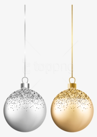 Christmas Balls Silver Gold Png - Christmas Ball Silver #9204554
