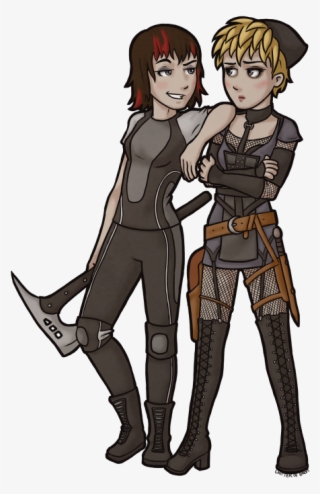 Johanna Mason From Catching Fire Hitting On Rocket - Sucker Punch Animes Png #9204617