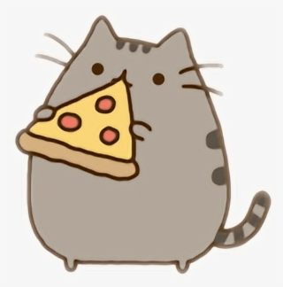 564 X 572 3 - Pusheen Eating Pizza #9204782