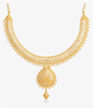 Jali 22ct Gold Filigree Necklace - Necklace #9204935