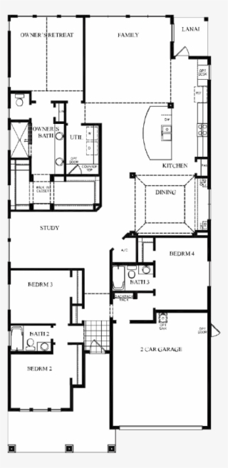 Cloverwood-floorplan - David Weekley Homes Floor Plans #9205630