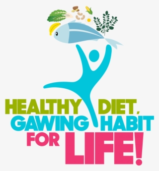 Healthy Diet Gawing Habit For Life Png - Theme Nutrition Month 2017 #9205804