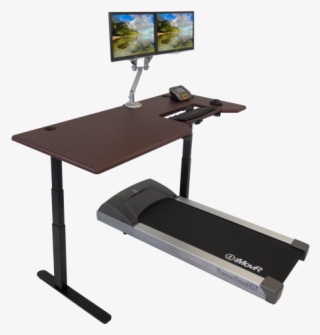 Imovr Lander Treadmill Desk W/ Steadytype - Imovr Lander Urban Walnut #9207033