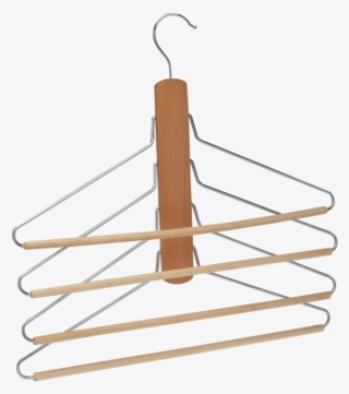 Wood Spacesaver Hanger - Clothes Hanger #9207247