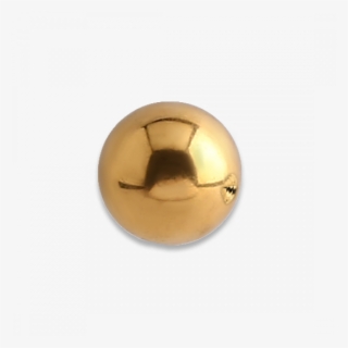 Pvd Gold Steel Clip In Ball - Crescent #9207363