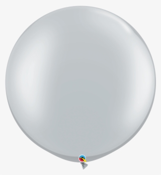 Pearl Silver 3ft Round Balloons - Balloon #9208149