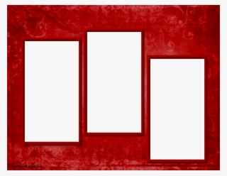 Arts Digitais - Moldura Para Fotos Vermelha Png #9208963