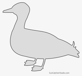 Free Duck Silhouette Bird Pattern Template To Print - Duck #9209960