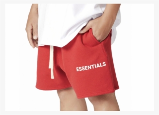 Fog Essentials Sweat Shorts Red - Girl #9212819