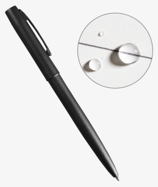 Rite In The Rain Weatherproof Black Metal Clicker Pen - Rite In The Rain Pen #9213088