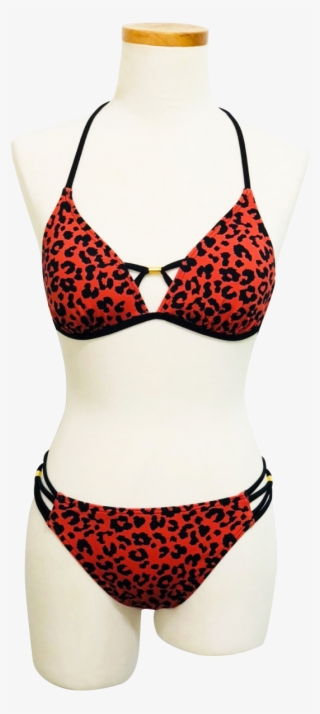 Women's Lace-up Bralette Bikini Suit - Lingerie Top #9213401