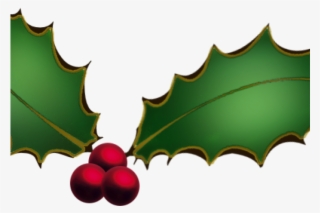 Cranberry Clipart Holly Berry - Christmas Holly Clipart Free #9213852