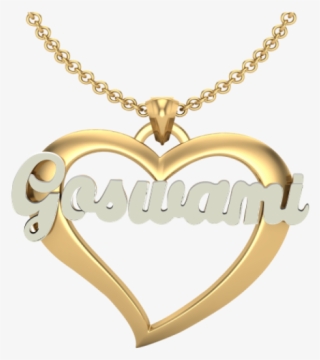 Bold Heart Styled Personalized Bling Name Necklace - Vivienne Westwood Mayfair Necklace #9214237