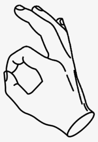 Ok Sticker - Okay Hand Illustration #9214597
