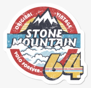 Stonemountain64 Retro Sticker Sticker By Stonemountain64 - Label #9214661
