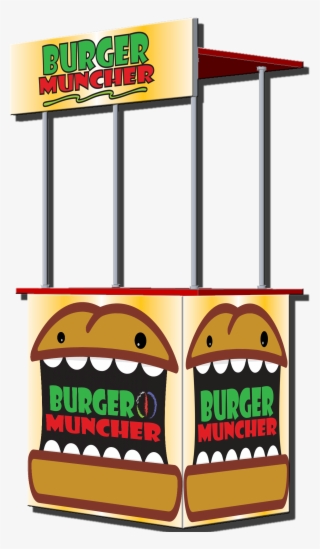 Muncher Single Cart - Burger Food Cart #9215449 Muncher Single Cart - Burger Food Cart #9215449