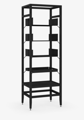 Coquo Volitare Midnight Black Stained Oak Solid Wood - Shelf #9216126