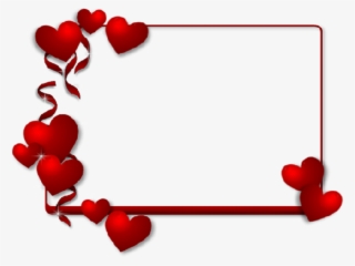 Frame Clipart Valentines Day - Heart Borders And Frames #9216534