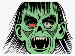 Drawn Zombie Covered Mouth - Halloween College Party Poster #9217055