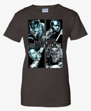 Marvel Black Panther Movie Grunge Warriors T-shirt - Shirt #9217521
