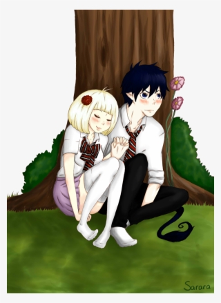 Rin Okumura Shiemi Moriyama Rin X Shiemi Ane Ao No - Cartoon #9217526