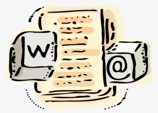 Vector Illustration Of Email Webmail Correspondence #9218853
