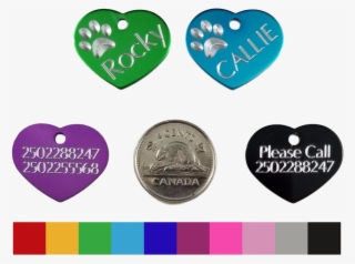 Aluminum Heart With Paw - Heart #9219079