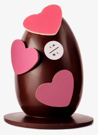 Small Lovely Heart Egg, Dark Chocolate - Heart #9219083