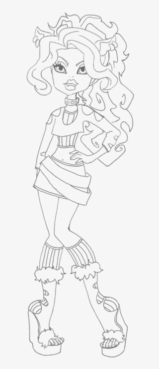 Clawdeen Wolf Monster High Coloring Pages - Monster High Coloring Pages Clawdeen Wolf #9219169