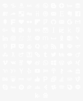 Custom Social Icon Font Image - Behance #9220459