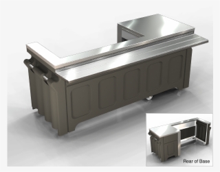 Extra Large Deluxe Cashier Stand, Locking Cash Drawer - Coffee Table #9220781