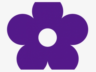 Cute Flower Clipart - Purple Flower Clipart #9221329