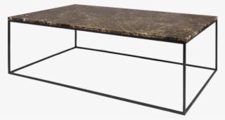 Side Scroll To Navigate - Coffee Table Brown Marble #9222021