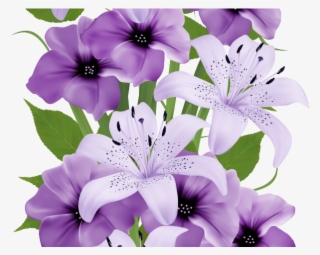 Mauve Clipart Lavender Floral - Clipart Of Flowers Bouquet #9222150