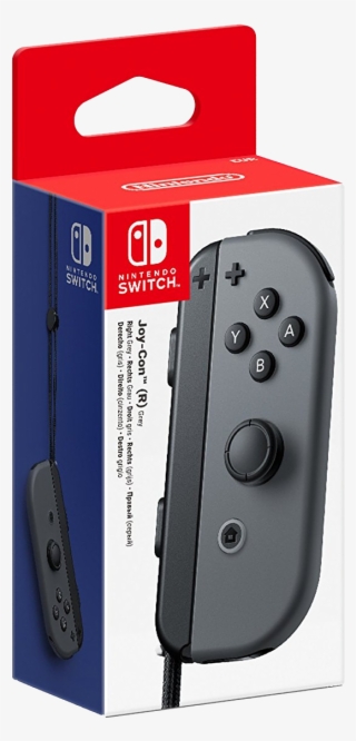 Joy-con - Nintendo Switch - Gray R - Strap - Switch Right Joy Con ...