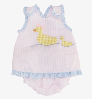Popover Top & Bloomer With Duck Appliqué - Duck #9222627