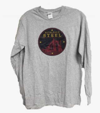 Gildan Men's 2nd Logo L/s- Grey - Long-sleeved T-shirt #9223255