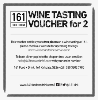 Wine Tasting Gift Voucher - Carmine #9224604